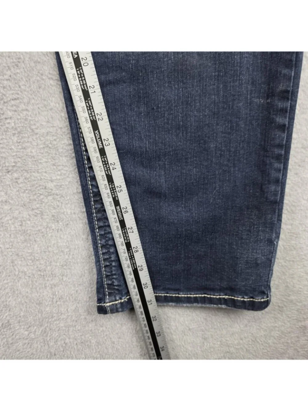 Silver Jeans Eddie Mens 38x32 Straight Medium Wash Stretch Denim Blue Jeans